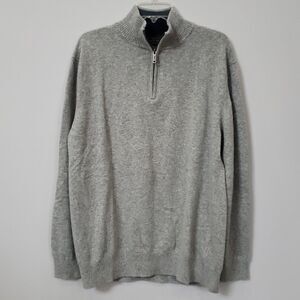 Rodd & Gunn Sweater Mens 2XL Italian Yarn Lambswool 1/4 Zip Pullover